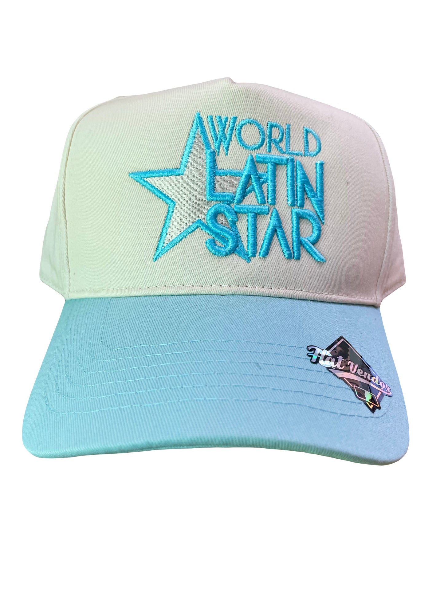WLS Off White / Sky Blue SnapBack