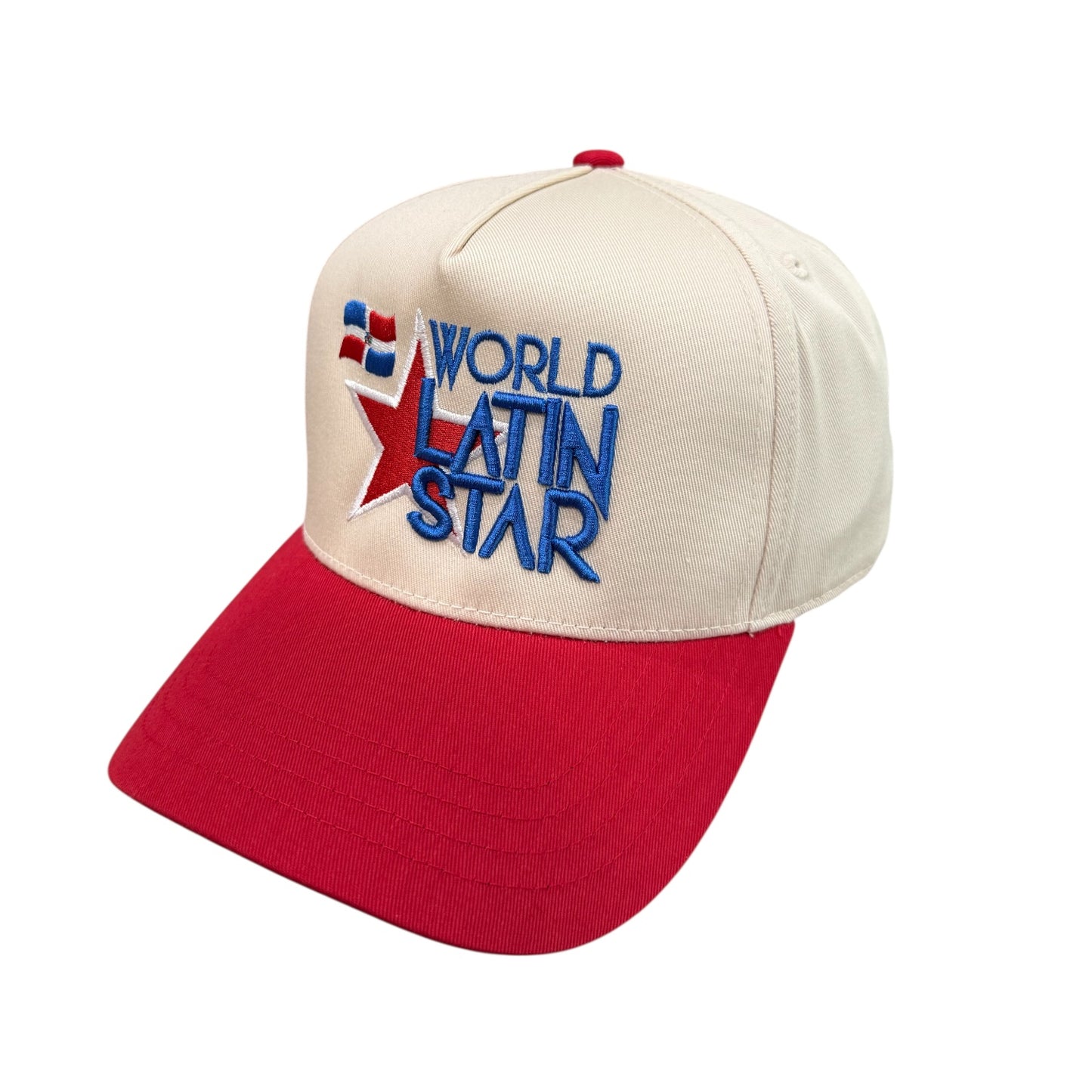 WLS Off White / Dominican Flag SnapBack