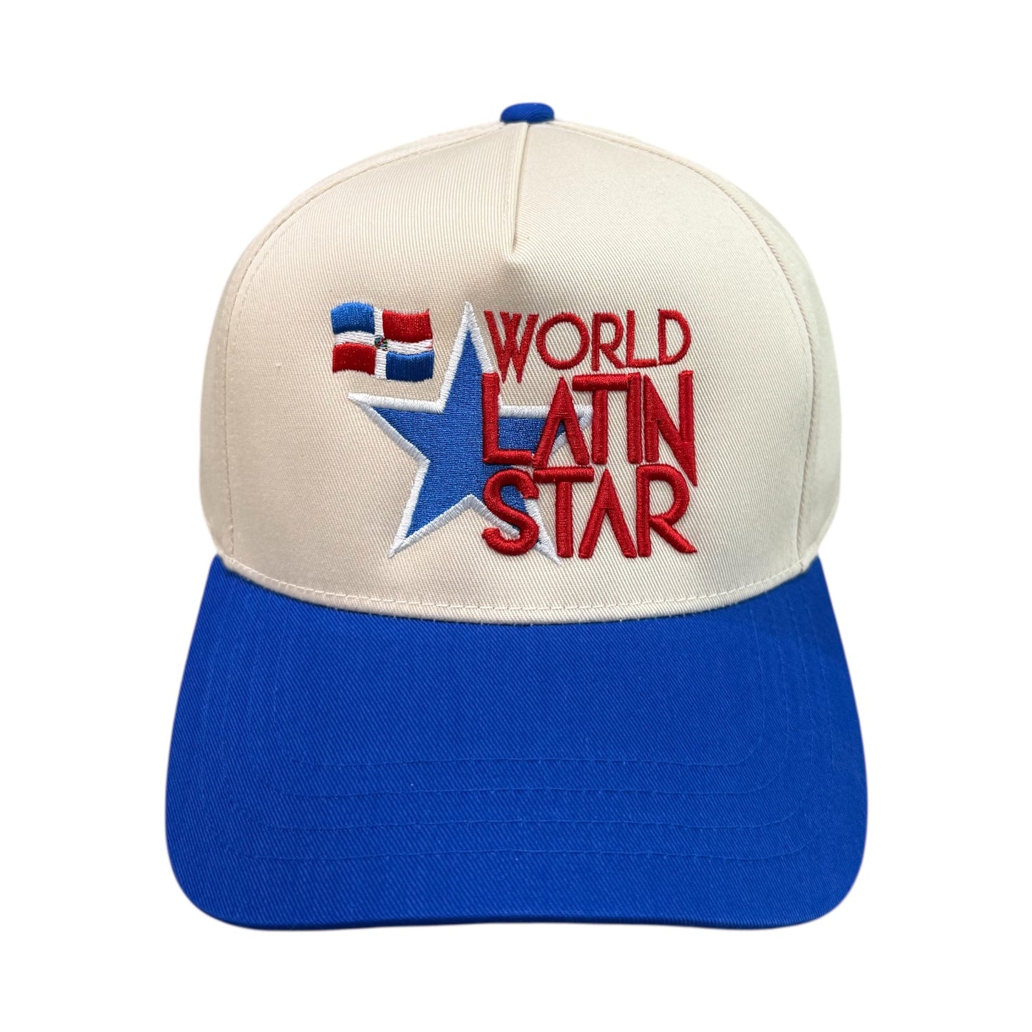 WLS Off White / Dominican Flag SnapBack