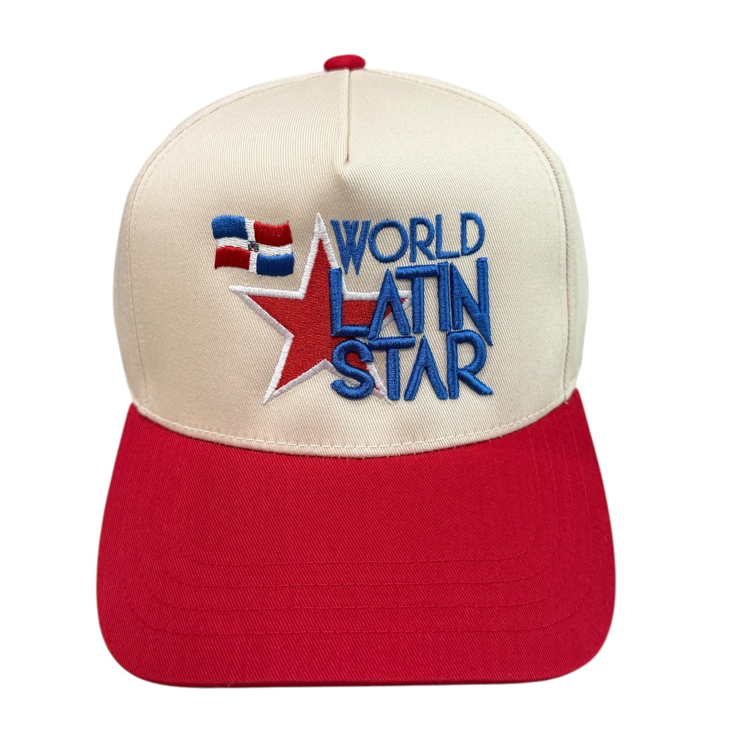 WLS Off White / Dominican Flag SnapBack