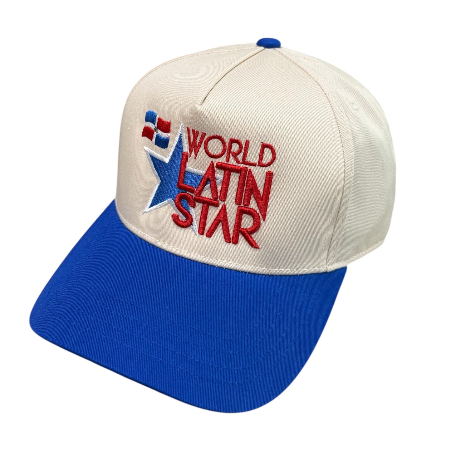 WLS Off White / Dominican Flag SnapBack