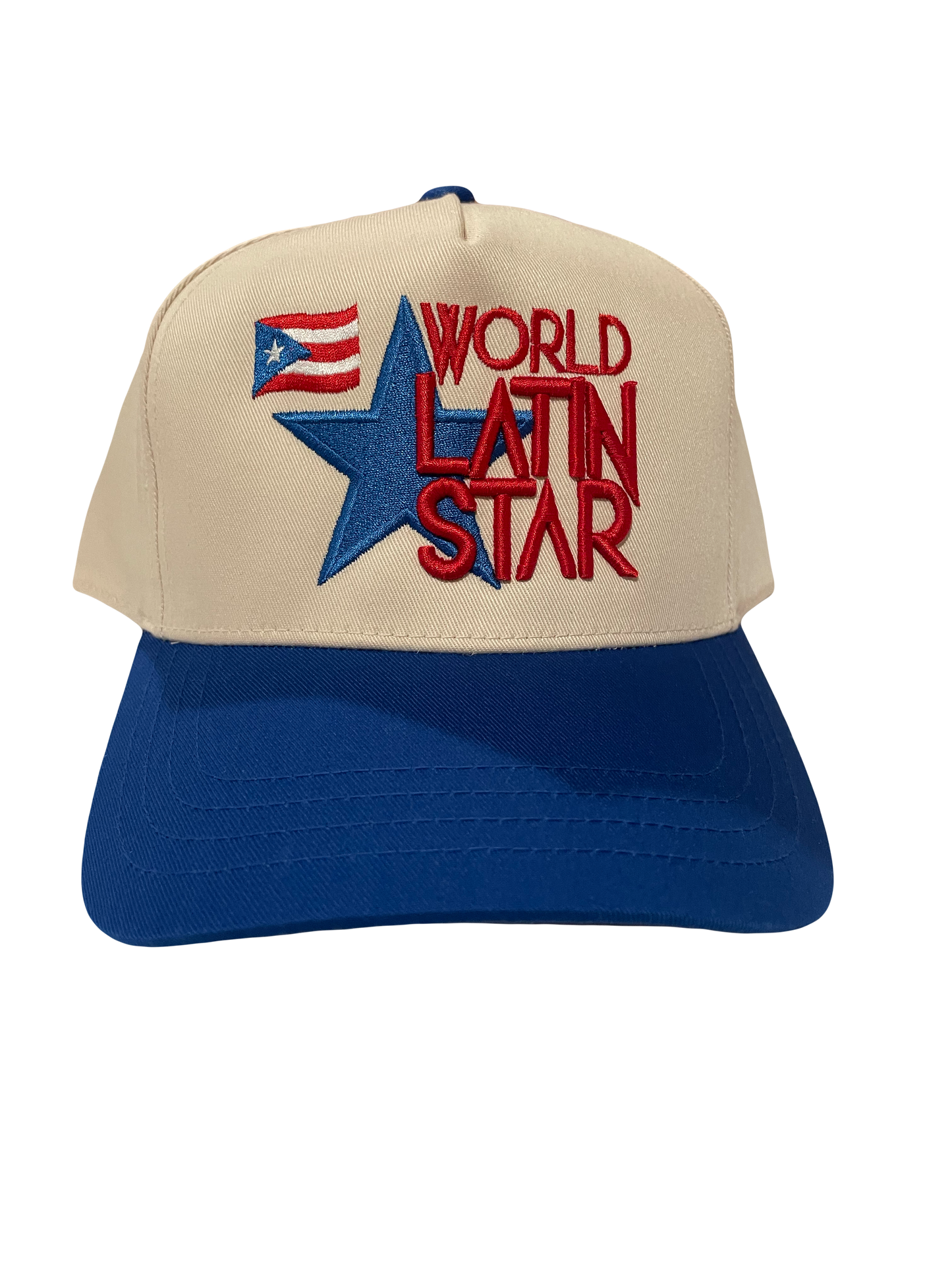 WLS Off White / Blue Puerto Rico SnapBack