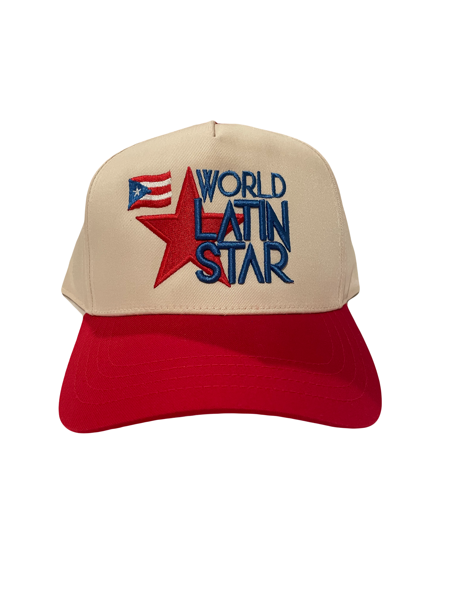 WLS Off White / Red Puerto Rico SnapBack