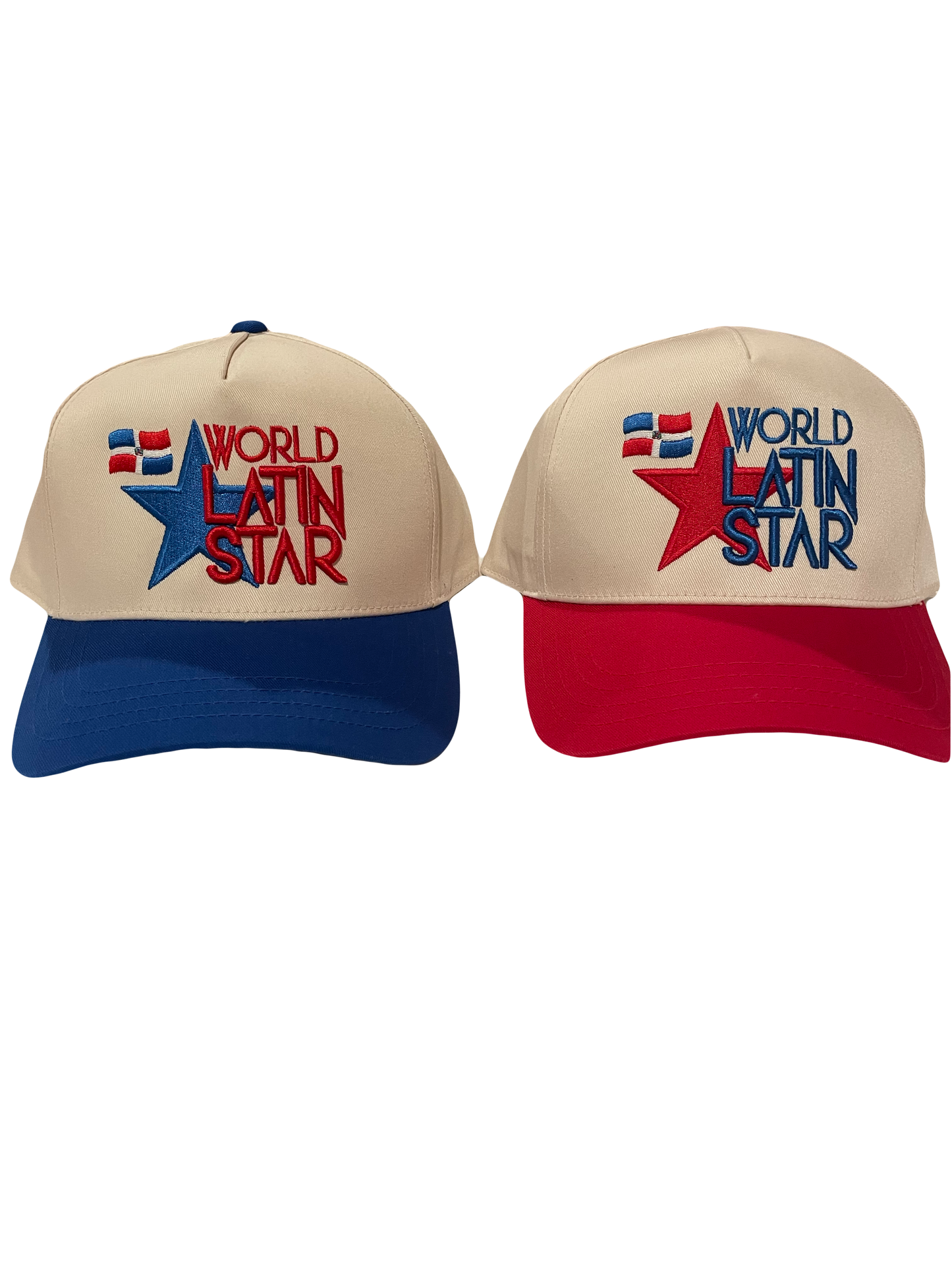WLS Off White / Dominican Flag SnapBack