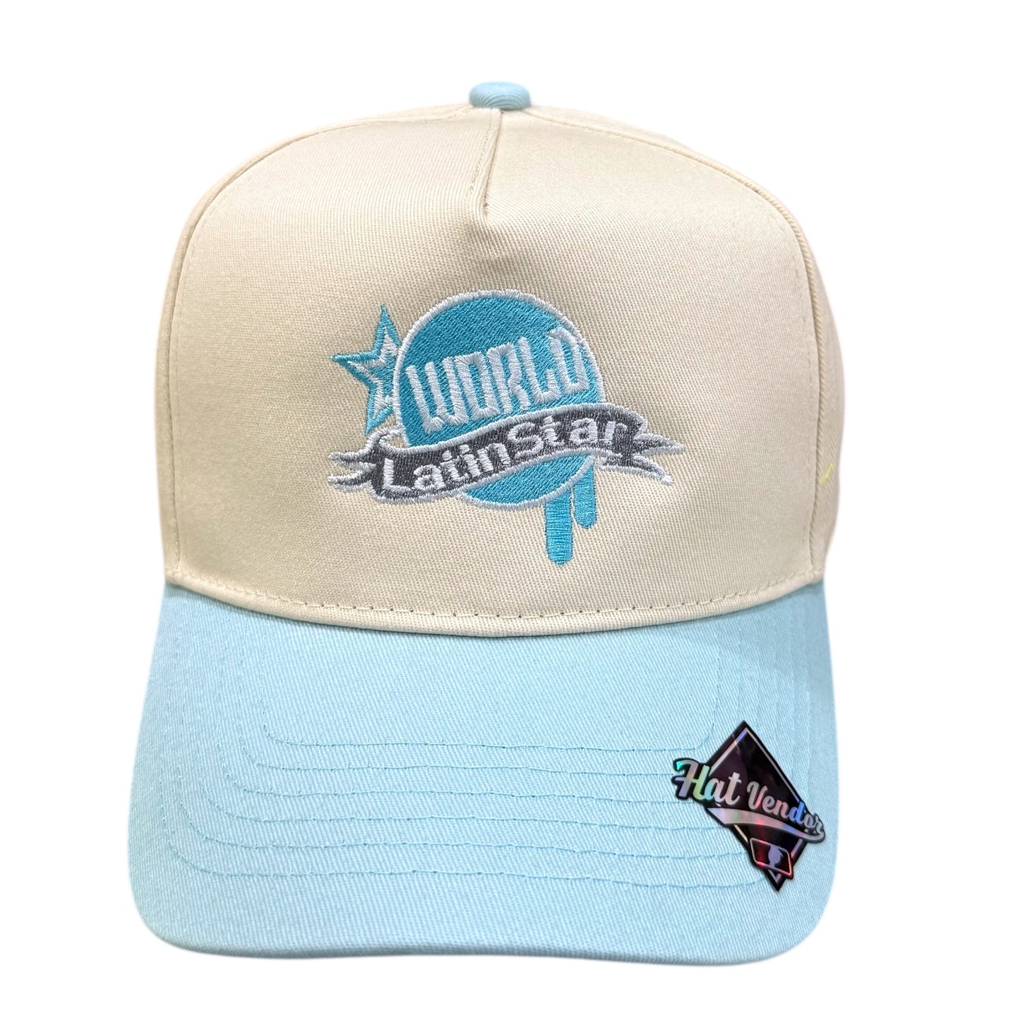 WLS Off White / Light Blue SnapBack