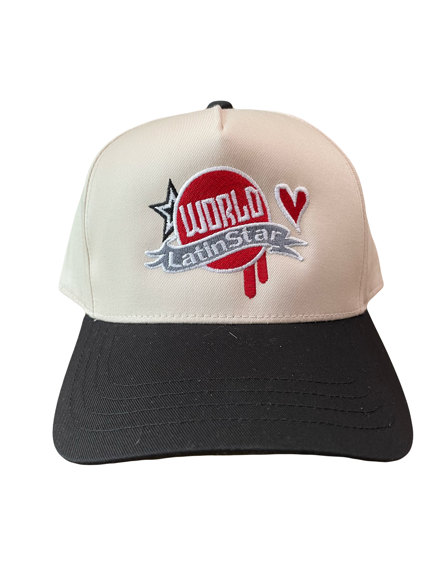 WLS Off White / Black Heart SnapBack