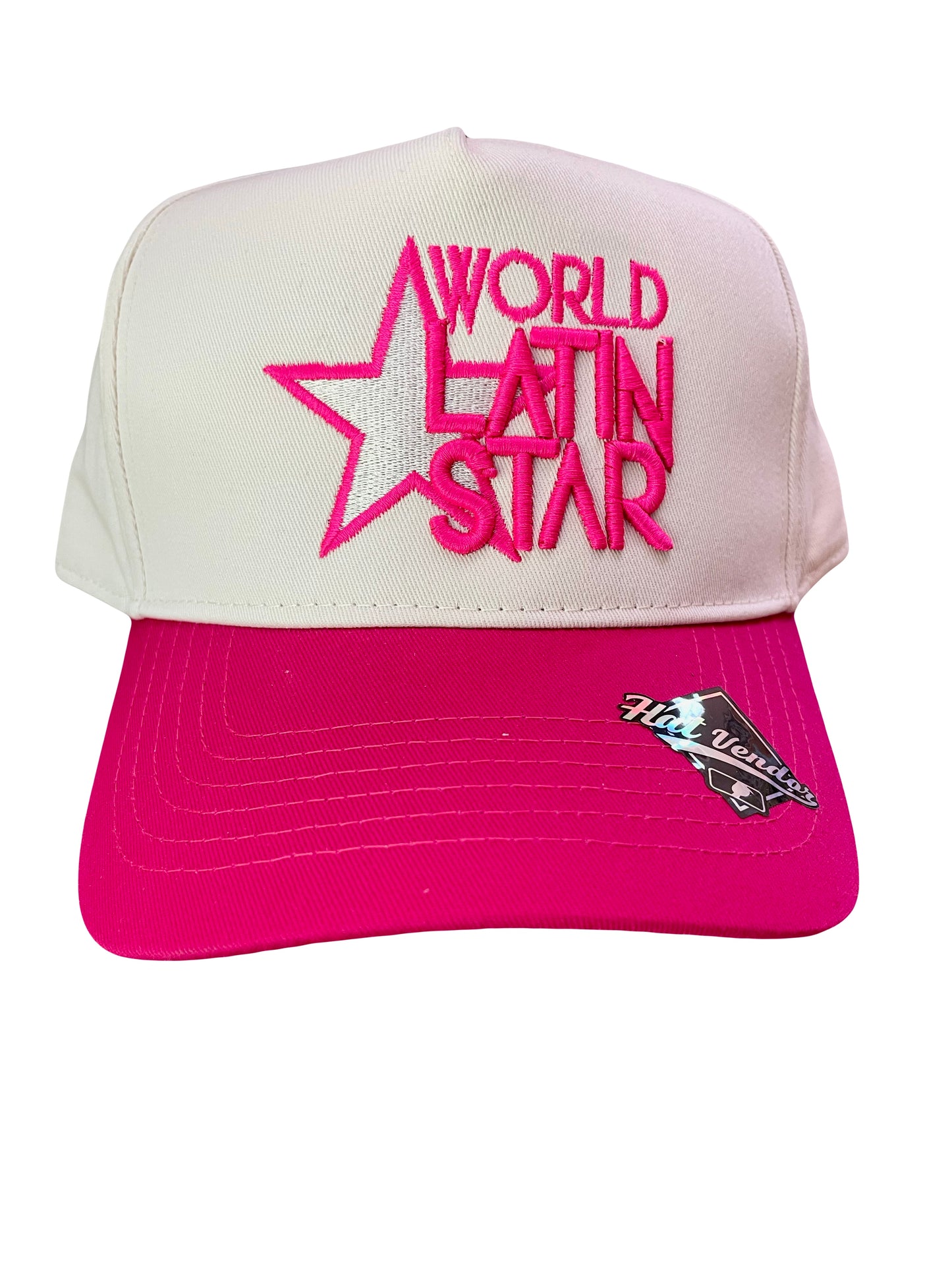 WLS Off White / Hot Pink SnapBack