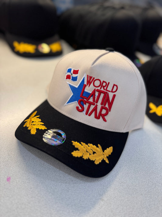 WLS Dominican Parade Pride Off White/Black SnapBack