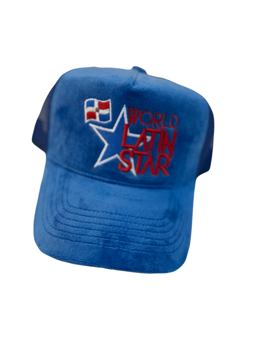 WLS Dominican Parade Pride Suede Blue SnapBack