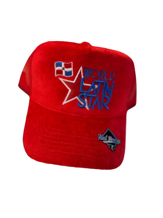 WLS Dominican Parade Pride Suede Red SnapBack