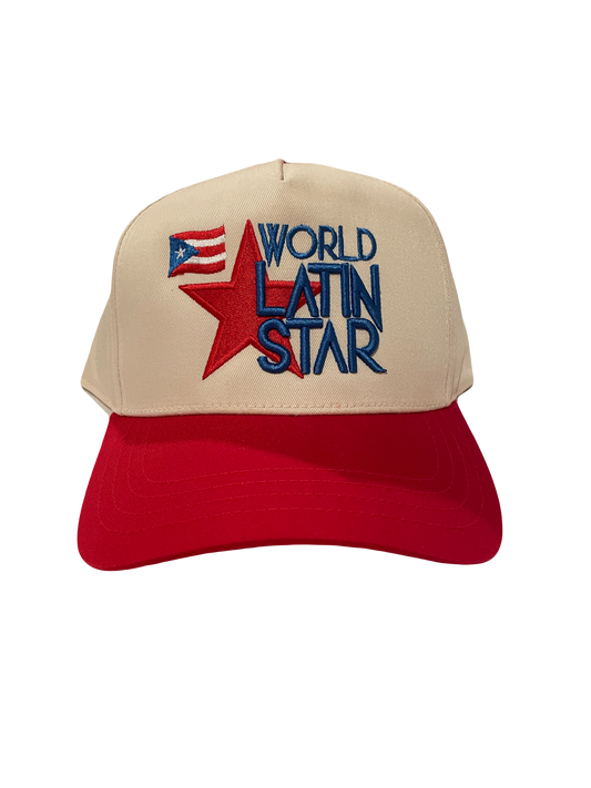 WLS Off White / Red Puerto Rico SnapBack
