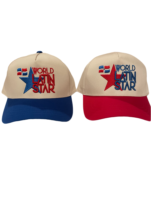 WLS Off White / Dominican Flag SnapBack