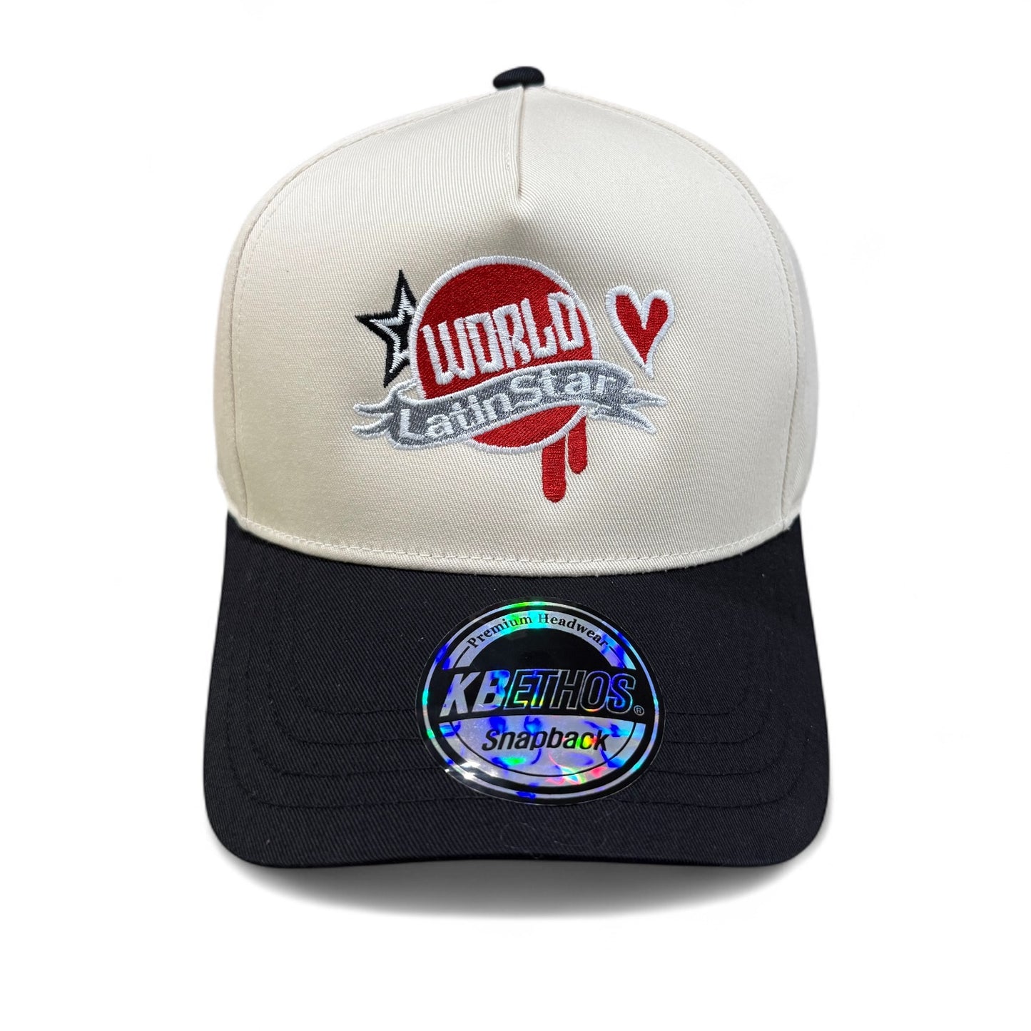 WLS Off White / Black Heart SnapBack