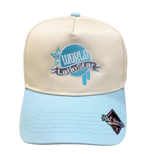 WLS Off White / Light Blue SnapBack