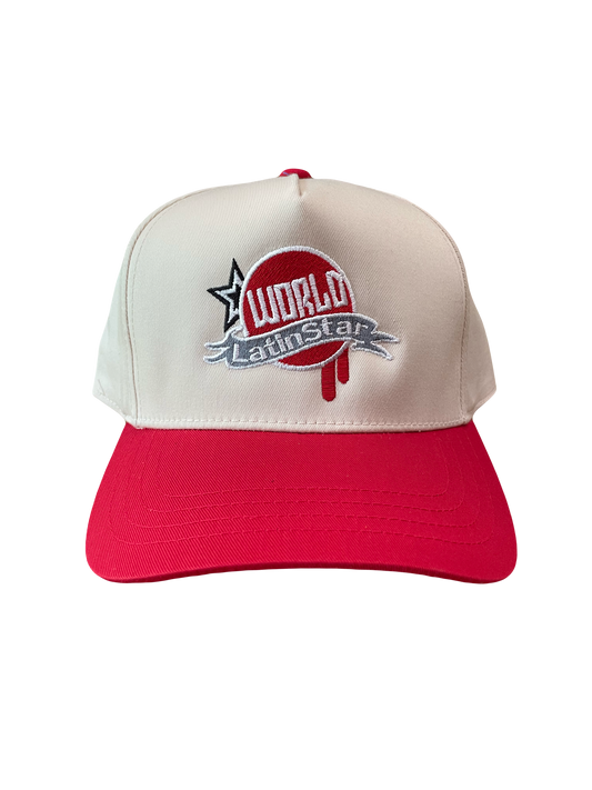 WLS Off White / Red SnapBack