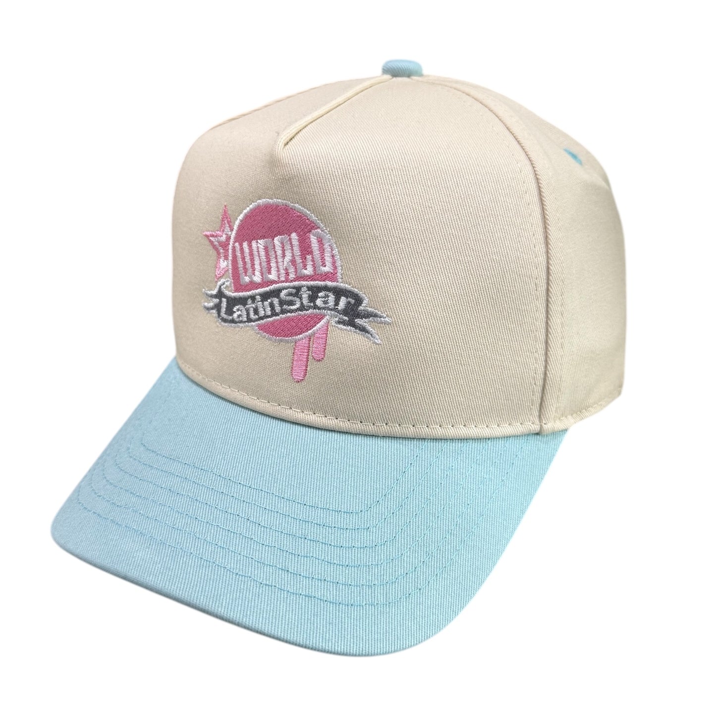 WLS Pink Light Blue SnapBack