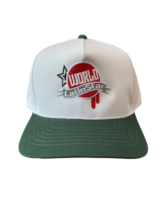 WLS White / Green SnapBack