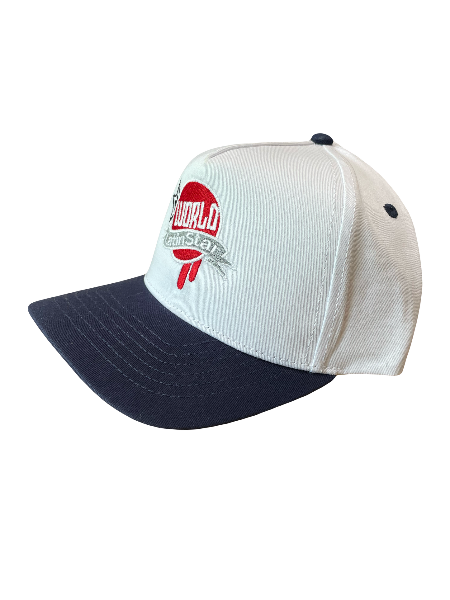WLS White / Blue Navy SnapBack